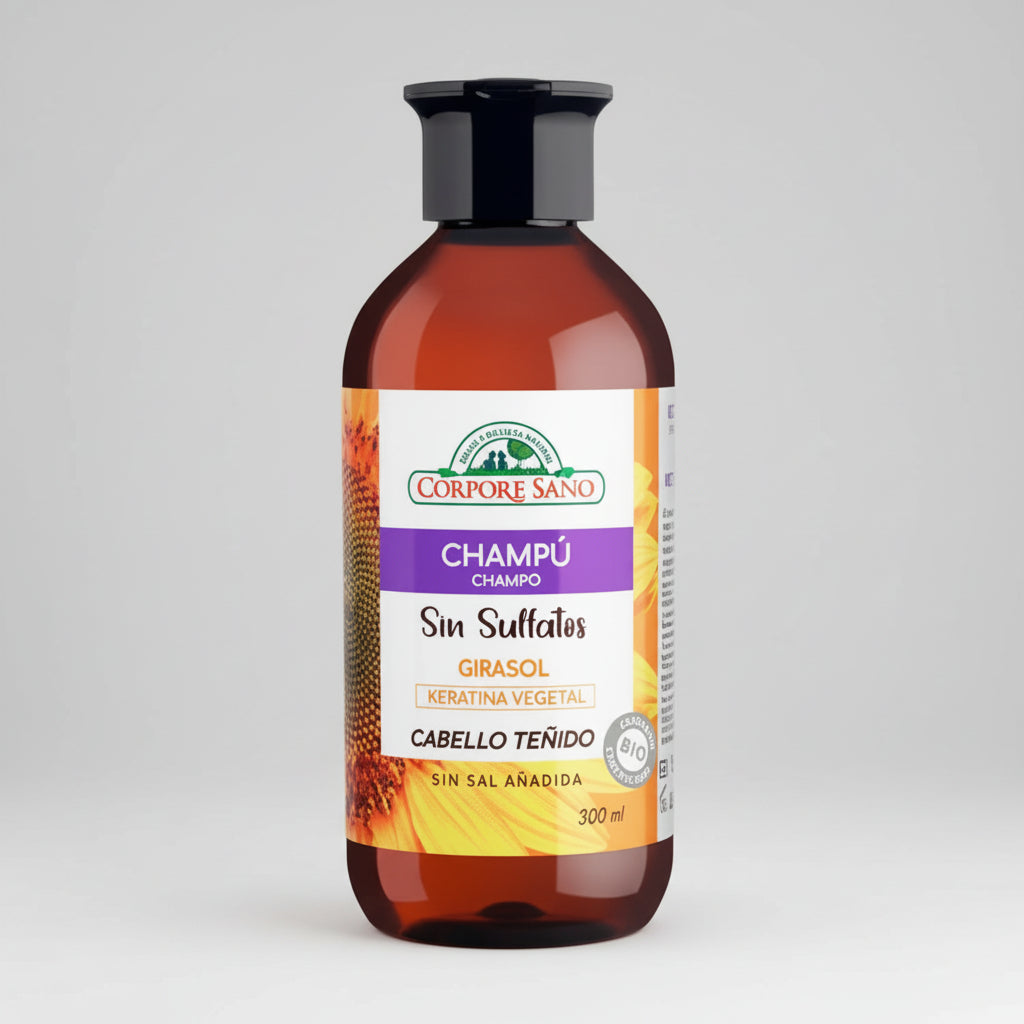 Champu de girasol sin sulfatos 300 ml Naturaleza y Vida
