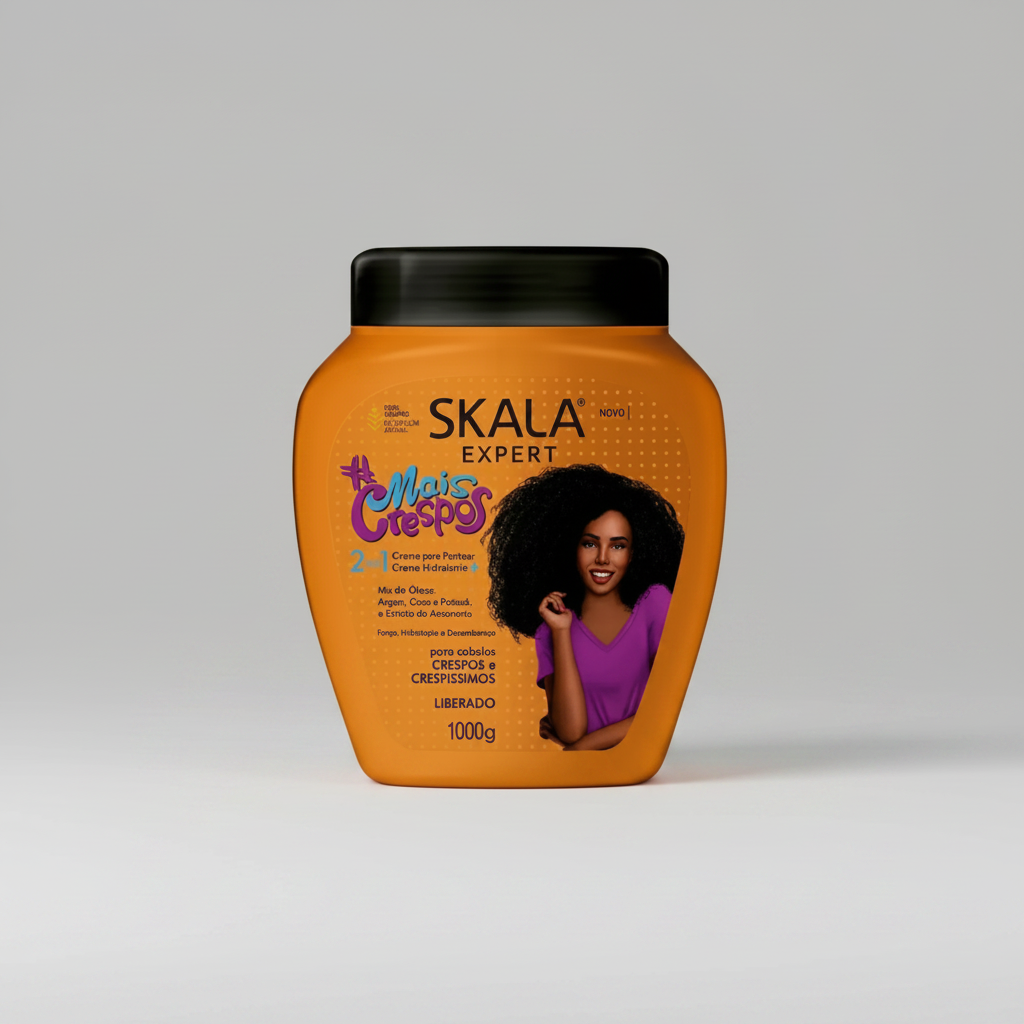 Máscara Skala Mais Crespos 2 en 1 Para Cabello Rizado y Ondulado de 1 kg