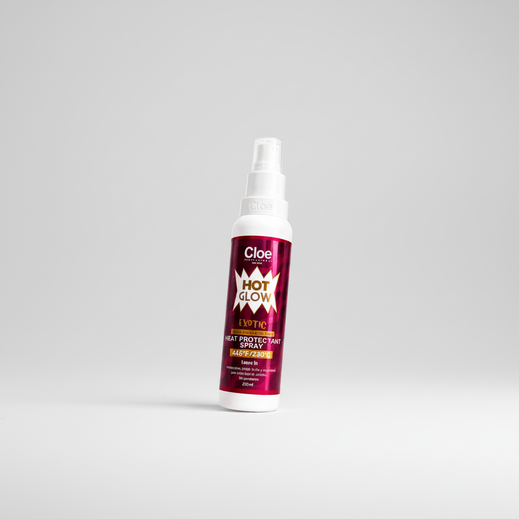 Protector Térmico Hot Glow Exotic Cloe Professional 250 Ml