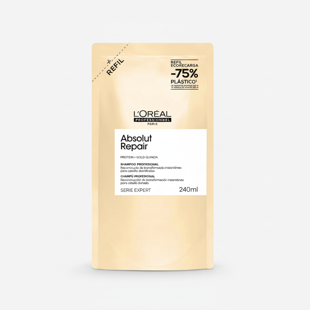 Recarga Shampoo Reparador Cabello dañado Absolut Repair 240ML