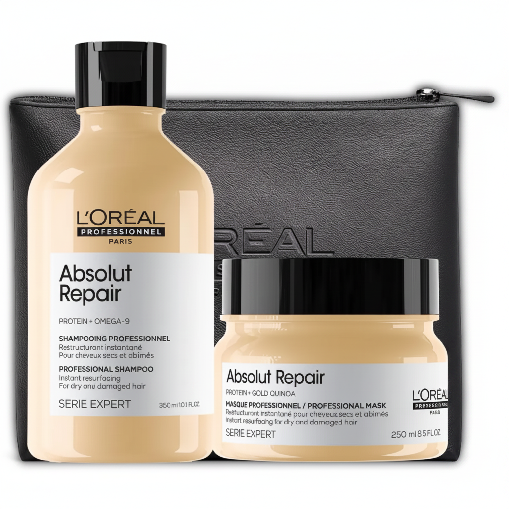 Set Profesional Reparación y Nutrición Shampoo 300ml + Máscara 250ml Absolut Repair
