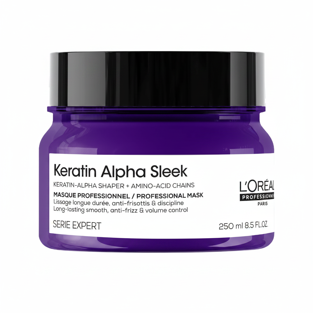 Keratin alpha sleek Mascara 250 ml