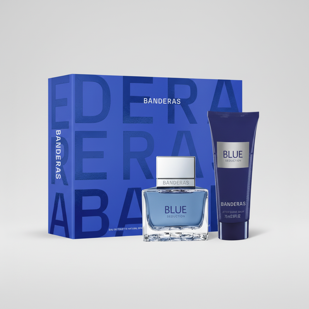 Banderas Blue Seduction Eau De Toilette 50ml Y After Shave Balm 75ml