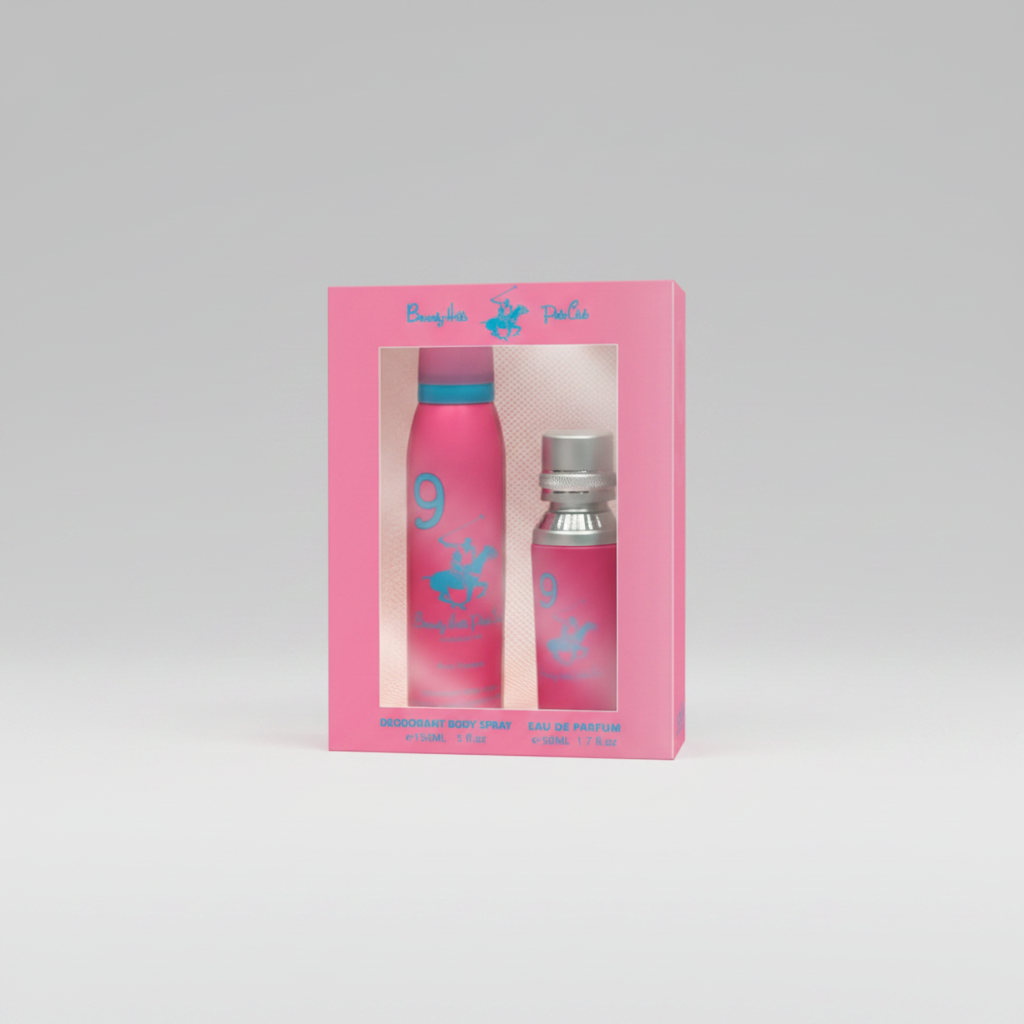 Set Polo Beverly Hills Women Nine Edp 50Ml + Deo