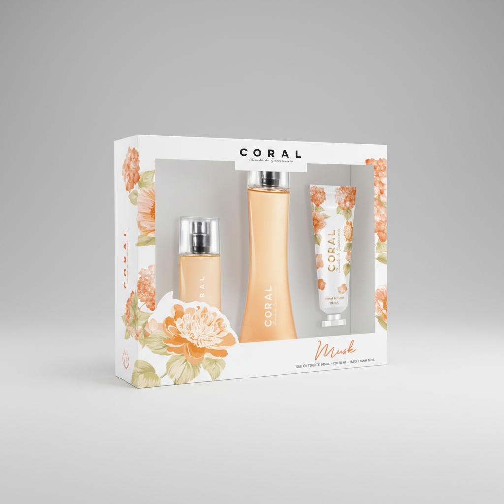 Set Coral Musk 100 ml + 55 ml + Crema