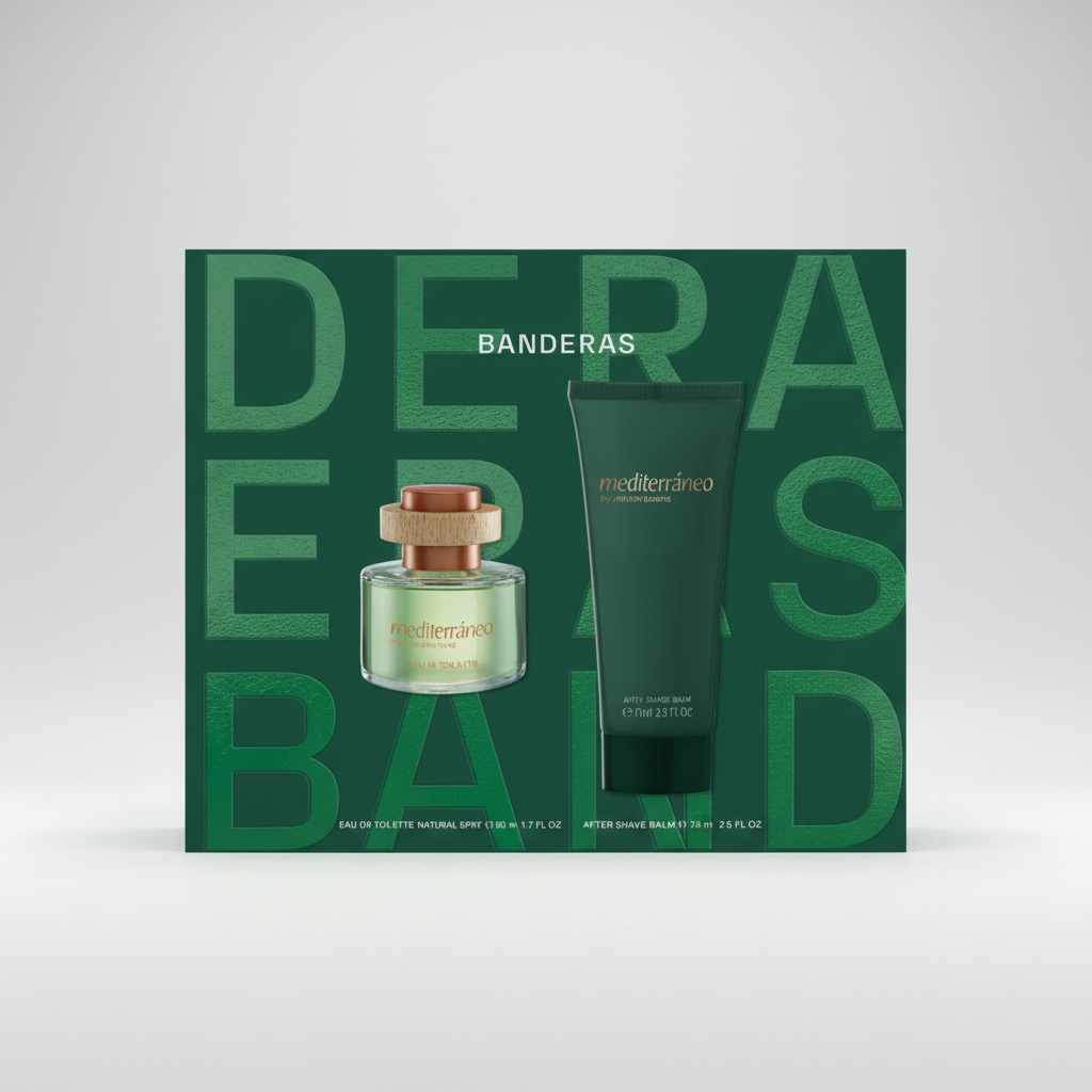 Set Banderas Perfume Hombre Mediterráneo EDT 50ml + After Shave 75ml
