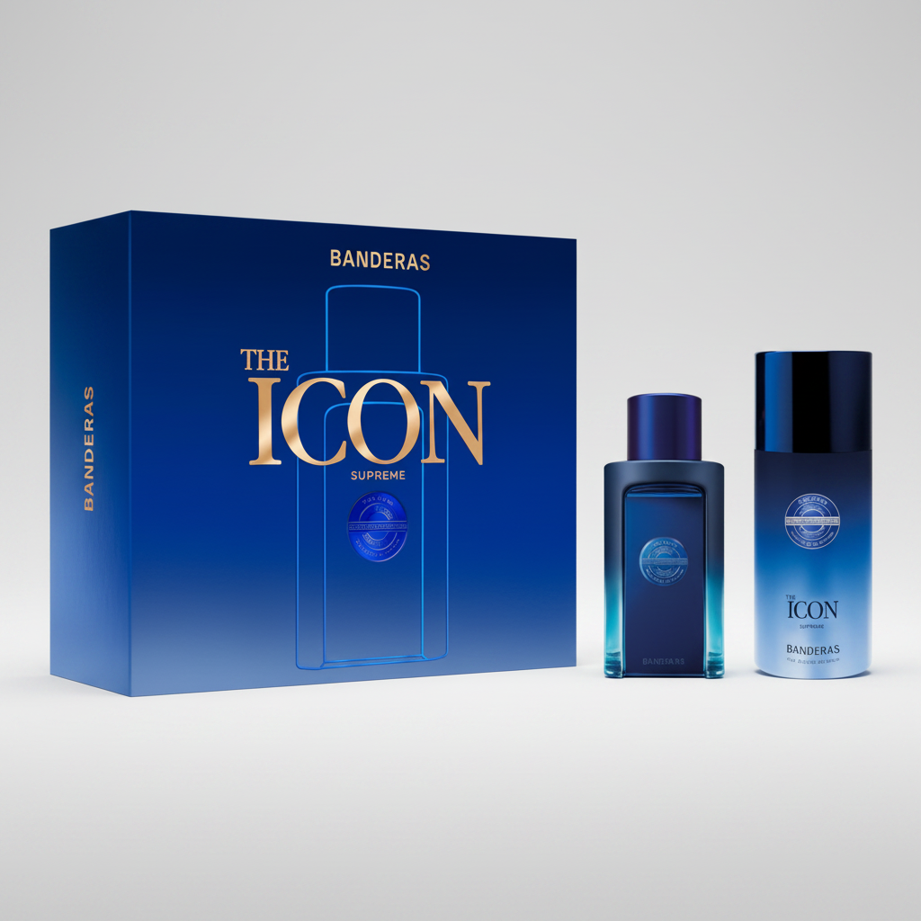 Set Perfume The Icon Supreme Intense EDP Hombre 100 ml + 24h Desodorante Spray 150 ml