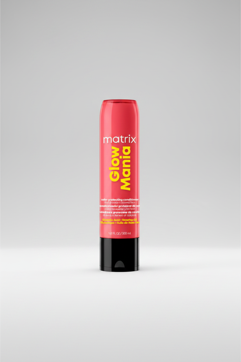 Acondicionador Matrix Glow Mania para cabello teñido con ácido glicólico 300 ml