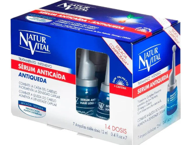 Serum capilar Anticaída tratamiento intensivo Naturvital
