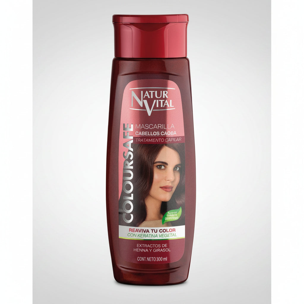 Mascarilla Coloursafe Caoba, Naturvital