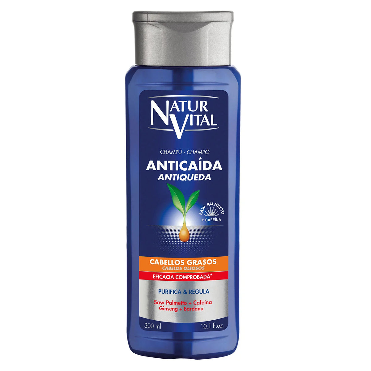 Shampoo Anticaída para pelo graso Naturvital