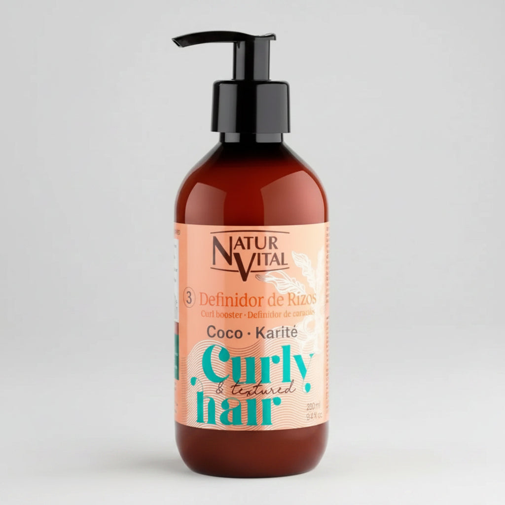Definidor de Rizos cabello Crespo, Rizado, Ondulado o Texturizado, Naturvital