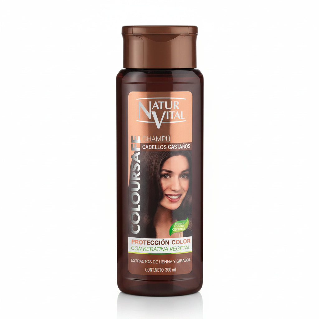 Shampoo Coloursafe Castaños, Naturvital