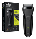 Máquina Afeitadora Eléctrica Braun Series 3, 300 Para Barba Negro