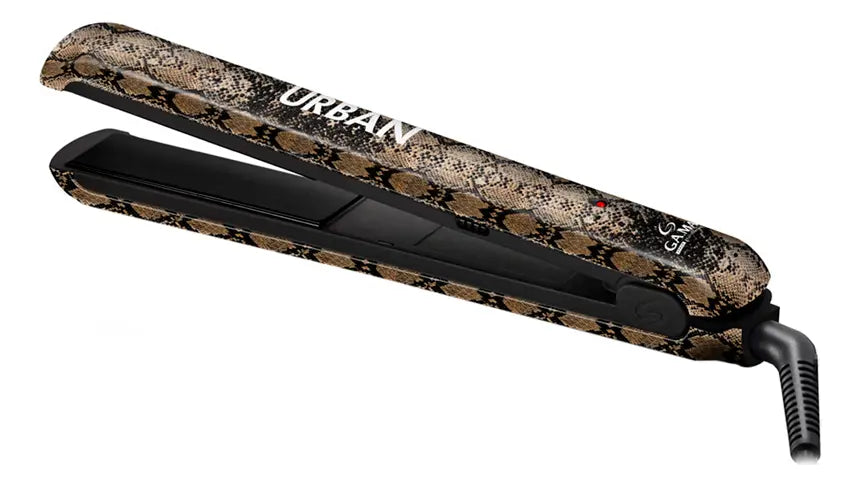 Plancha Alisadora Gama Cp9 Urban Style Snake Anti Frizz Color Marrón oscuro