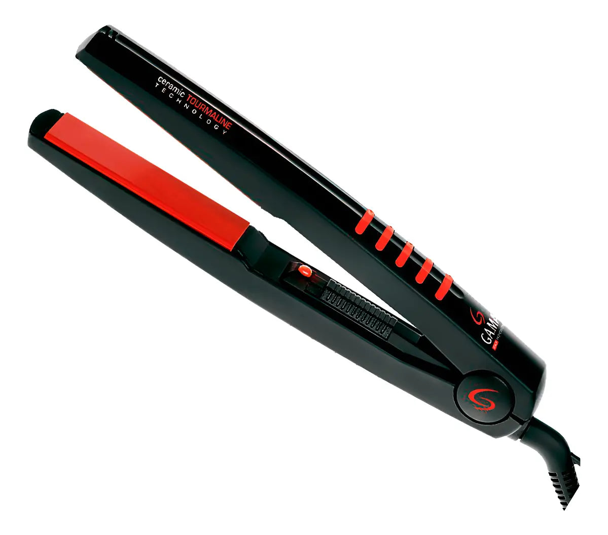 Plancha De Cabello Ga.ma Italy Cp3 Ceramic Tourmaline Negra